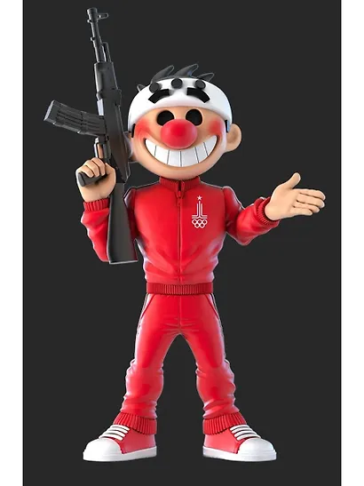 Фигурка коллекционная по мотивам фильма «Майор Гром» Псих (пластик) (13х8) (коробка) - фото 1