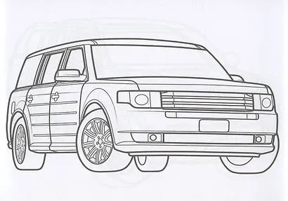Раскраска. Внедорожники - фото 2