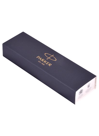 Ручка подарочная шариковая синяя, Urban Twist Black CT, Parker - фото 3