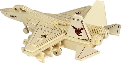 Набор для творчества ЧУДО-ДЕРЕВО Сборная деревянная модель Многоцелевой истребитель 80029 - фото 2