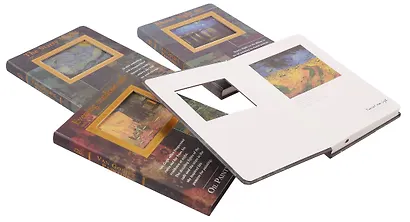 Книга для записей А5 96л кл. "Art galery" 7БЦ, вырубное окно, ассорти - фото 2