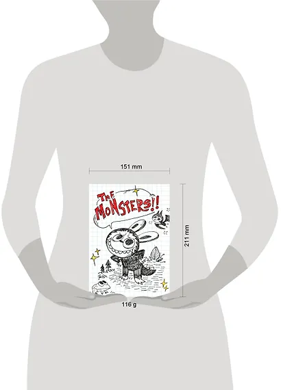 The Monsters. Тетрадь в клетку общая (Лабубу и лягушонок, А5, 48 л.) - фото 3
