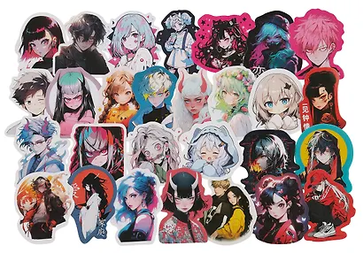 Набор виниловых наклеек (Аниме 2) - фото 3
