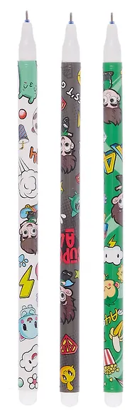 Ручки гелевые пиши-стирай синие 6 штук "Влад А4" 0,6 мм, в ассортименте - фото 5