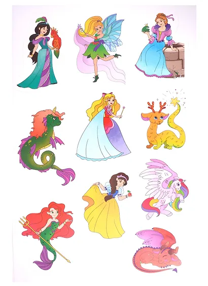 Волшебная страна. Maxi-раскраска с наклейками! - фото 2