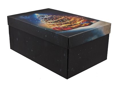 Коробка подарочная "Елочка с иголочки" 28.5х18.5х12см, Новый год, картон - фото 2