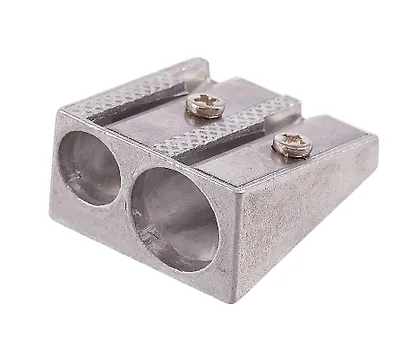 Точилка 2 отверстия, металл - фото 1