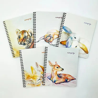 Тетрадь в клетку Listoff, "В мире животных", 96 листов, в ассортименте - фото 3