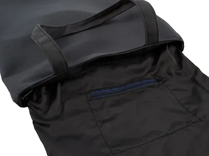 Сумка-шоппер на молнии Листья (38х35) (текстиль, флис) Bookvalno - фото 6