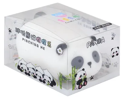 Антистресс мяшка Панда в пластиковой коробке - фото 3