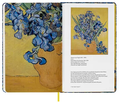 Книга для записей А5, 120 листов в линейку "Le Van Gogh Museum Large", синяя, жесткая обложка, Moleskine - фото 6