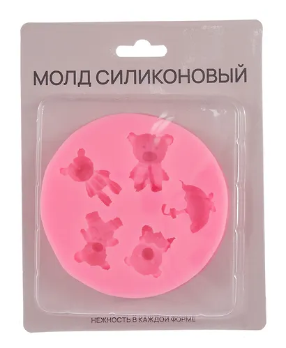 Силиконовый молд Мишки - фото 1