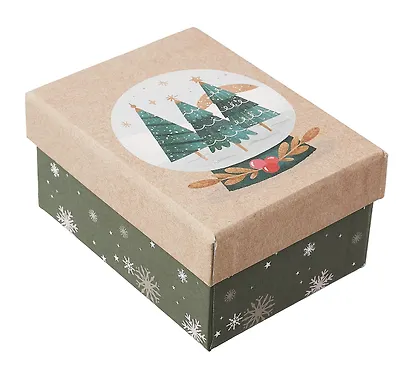 Коробка подарочная "Mix"11,5*9см, Новый год, ассорти, картон - фото 3