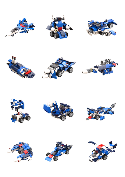 Блочный конструктор Apitor Robot A 12в1 Арт. alilo-apitora - фото 2
