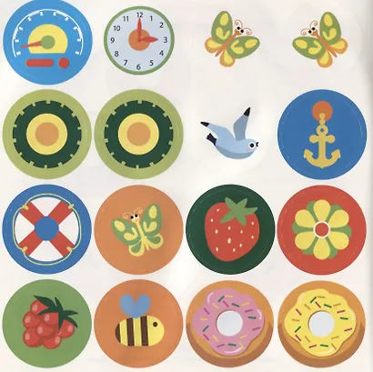 Круглые многоразовые наклейки. Выпуск 1 - фото 2