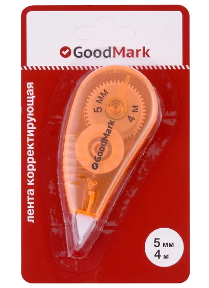 Корректор лента GoodMark, 5 мм*4 метра - фото 3