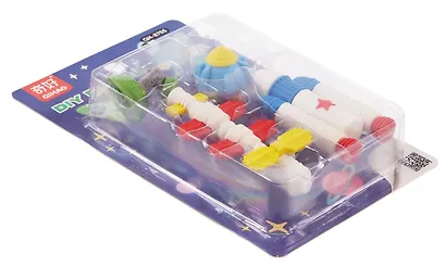 Набор Ластики пазлы Космос (блистер) (17х10,5) - фото 3