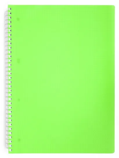 Тетрадь в клетку Hatber, Diamond Neon, А4, 80 листов, зеленая - фото 1
