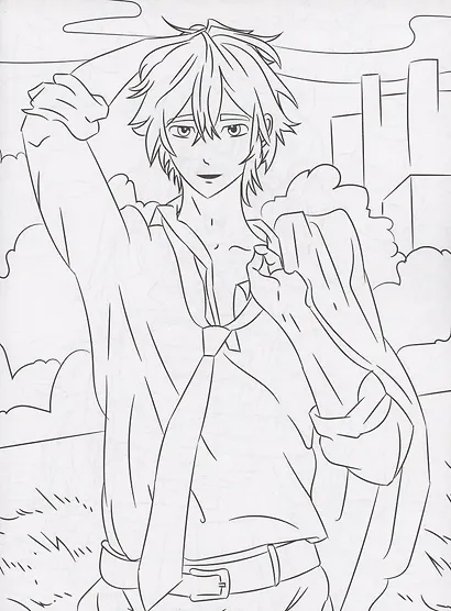 СУПЕР-ПУПЕР РАСКРАСКА. МИР АНИМЕ - фото 6