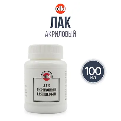 Акриловый глянцевый лак Olki, 100 мл - фото 3