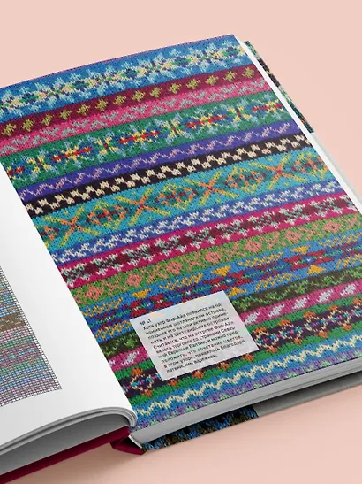 277 ярких узоров для вязания на спицах. Фэр-айл, клетка, сканди, аргайл, полосы - фото 8