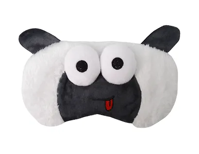 Маска для сна Овечка с объемными глазками дразнится (плюш) (пакет), Lafilaf - фото 2