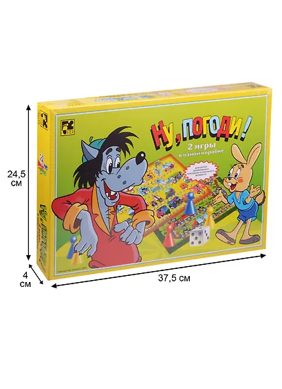 Настольная Игра Step puzzle Ну, погоди! 76019 - фото 2