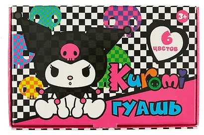 Краски гуашевые 06цв 20мл "Kuromi" к/к., б/к - фото 1