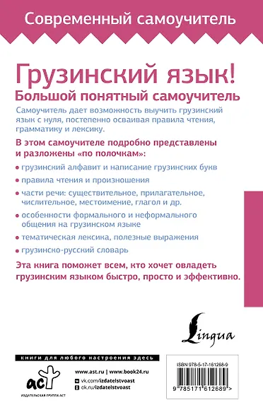 Грузинский язык! Большой понятный самоучитель. Всё подробно и "по полочкам" - фото 2