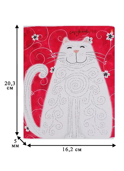 Тетрадь в клетку Альт, "Весёлый лис", 48 листов, в ассортименте - фото 4