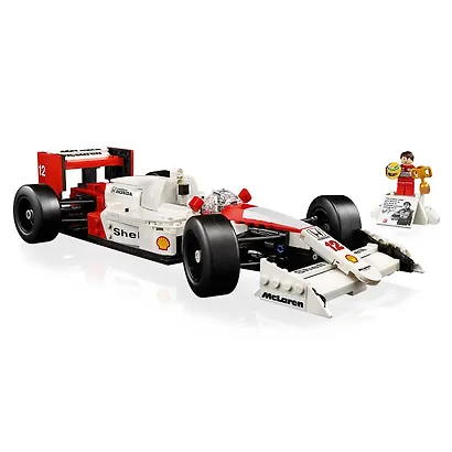 LEGO Icons: Гоночный автомобиль McLaren MP4/4 и Айртон Сенна, 693 детали (10330) - фото 6
