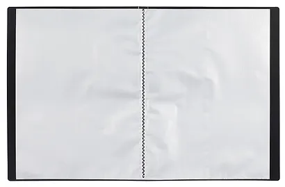 Папка 40 файлов А4 "Line" черная, Schiller - фото 2