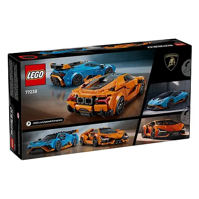 LEGO Speed Champions: Автомобили Lamborghini Revuelto & Huracan STO, 607 деталей (77238) - фото 3