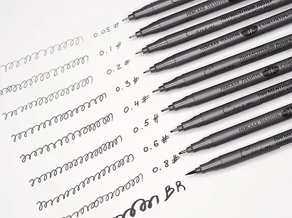 Линер пигментный "Сонет" чёрный, 0.6мм, Сонет - фото 3