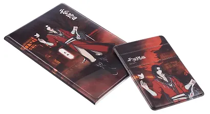 Набор Небожители 4: обложка для паспорта, картхолдер на телефон (Обложка для паспорта Благословение небожителей Хуа Чэн (ПВХ бокс) + Чехол для карточек на телефон Благословение небожителей Хуа Чэн) - фото 5