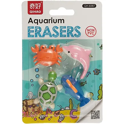 Набор Ластики пазлы Aquarium (блистер) (17х10,5) - фото 1