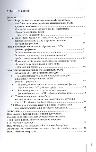 Концепция и технологии инклюзивного обучения рабочим профессиям лиц с ОВЗ в условиях колледжа - фото 2