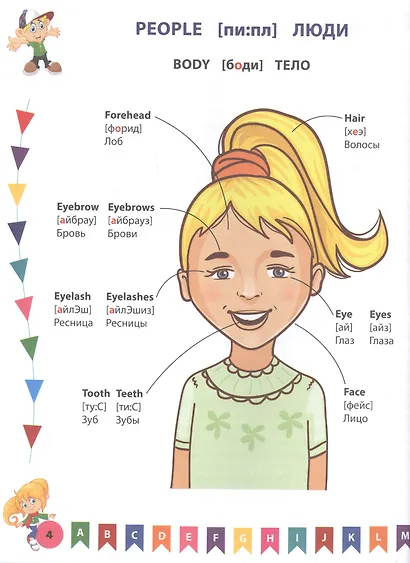 Английский словарь для дошколят в картинках - фото 3