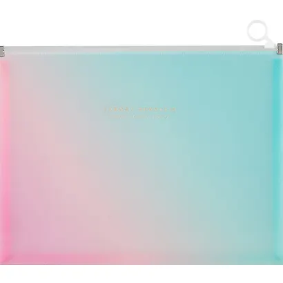 Папка на молнии А4 "Aurora Borealis" с расширением, ассорти - фото 4