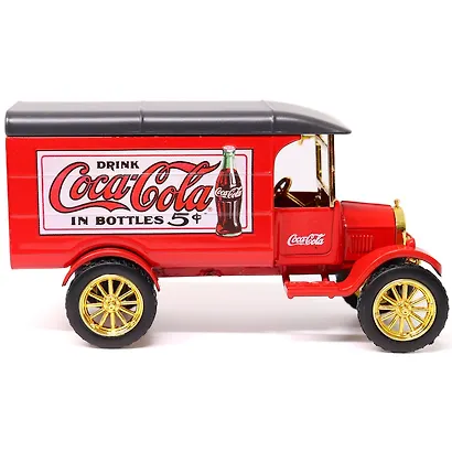 443026 Машинка литая коллекционная Motor City Classics - Die-сast модель по лицензии Coca-Cola 1926 Ford Model TT Delivery Van, масштаб 1:43 - фото 6