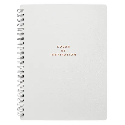 Тетрадь 120л кл. "Block", белый, карт.обл., спираль, микротекстурирование, ламинация - фото 1