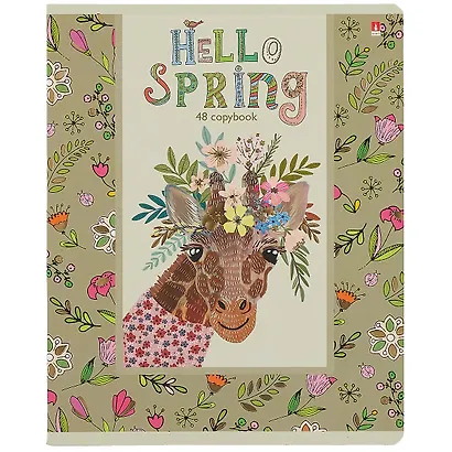 Тетрадь в клетку Альт, Hello spring, 48 листов, в ассортименте - фото 4