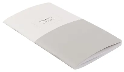 Тетрадь для записи иностр. слов А5 48л "Notes", серый, карт.обложка, скрепка, микротекстурирование, ламинация - фото 2