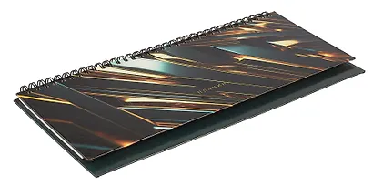 Планинг недат. 56л "Listoff" блеск металла, настольный, иск.кожа, 7БЦ, глянц.лам, евроспираль, офсет - фото 2