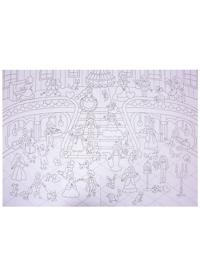 РАСКРАСКА-ВИММЕЛЬБУХ. ДЛЯ ДЕВОЧЕК - фото 2