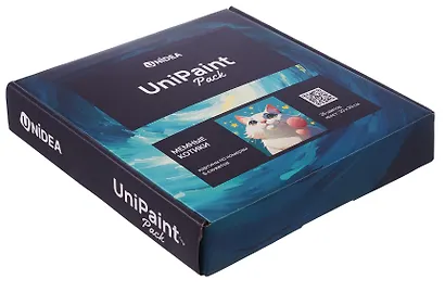 Картина-раскраска по номерам «Мемные котики», 20 х 20 см, 26 цветов, UniPaint Pack, 6 сюжетов - фото 2