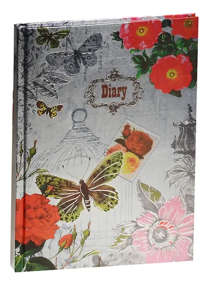 Ежедневник недат. А5 80л "РОМАНТИКА" 7БЦ, печать по мет.бумаге, тисн.фольгой, Феникс - фото 1