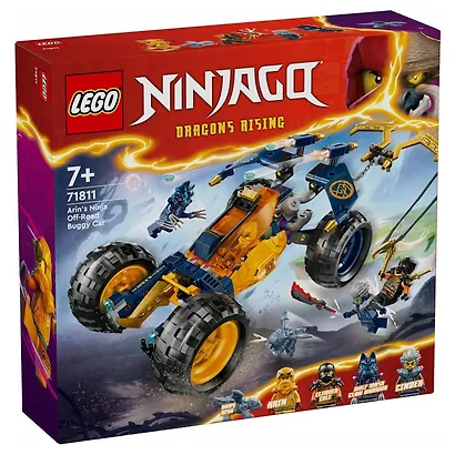 LEGO NINJAGO: Внедорожный багги Арина Ниндзя, 267 деталей (71811) - фото 2