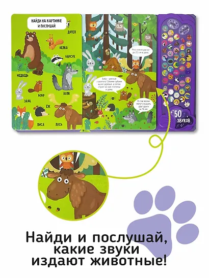 Животные. Большая книга звуков - фото 5
