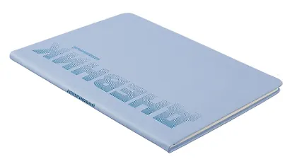 Дневник шк. "ГОЛУБОЙ" пастел.кожзам, поролон, тиснение - фото 2